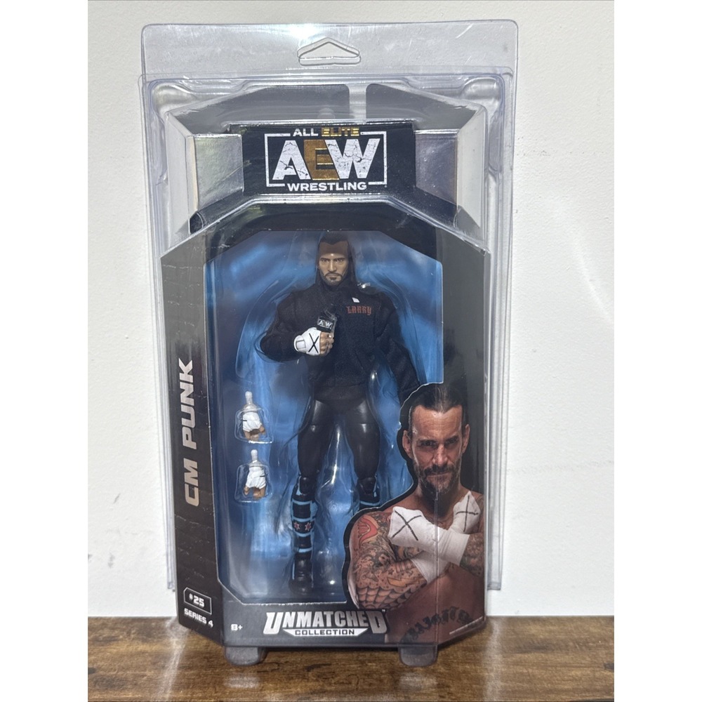 All Elite Wrestling AEW Unmatched Series CM Punk 6 in Action Figure AEW0243 NEW!